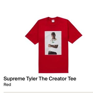 SUPREME PHOTO TEE FW24T43 Size-M -RED